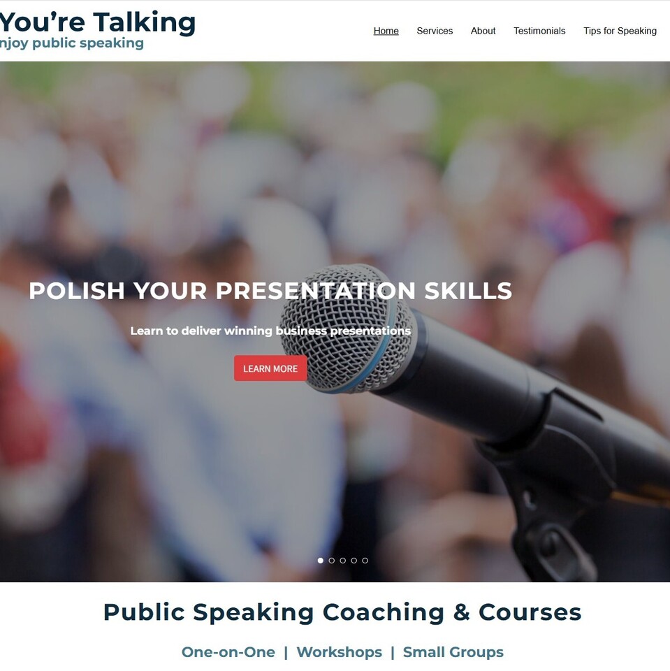 Now You're Talking public speaking coaching